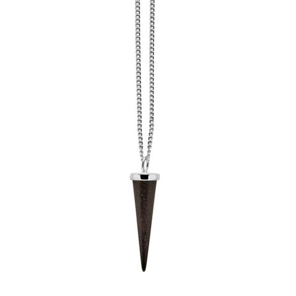 Branch Small Rosewood Round Spike Pendant